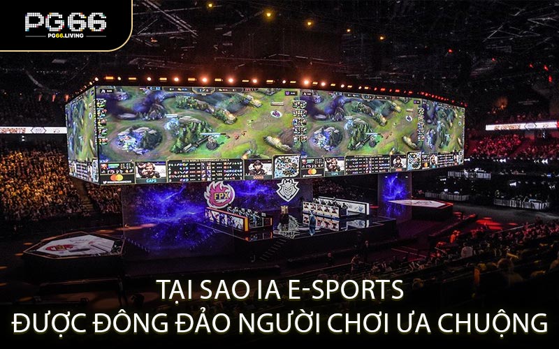 Tại sao IA e-sports được đông đảo người chơi ưa chuộng